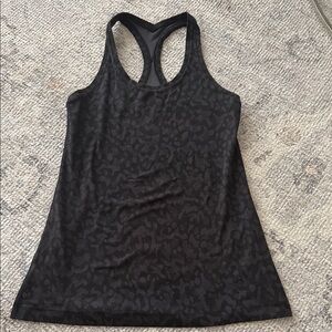 Lululemon Deep Coal multi color Women's Tank Top Sz 8